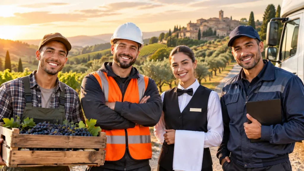 عمال أجانب في إيطاليا ضمن مرسوم التدفقات إيطاليا 2027